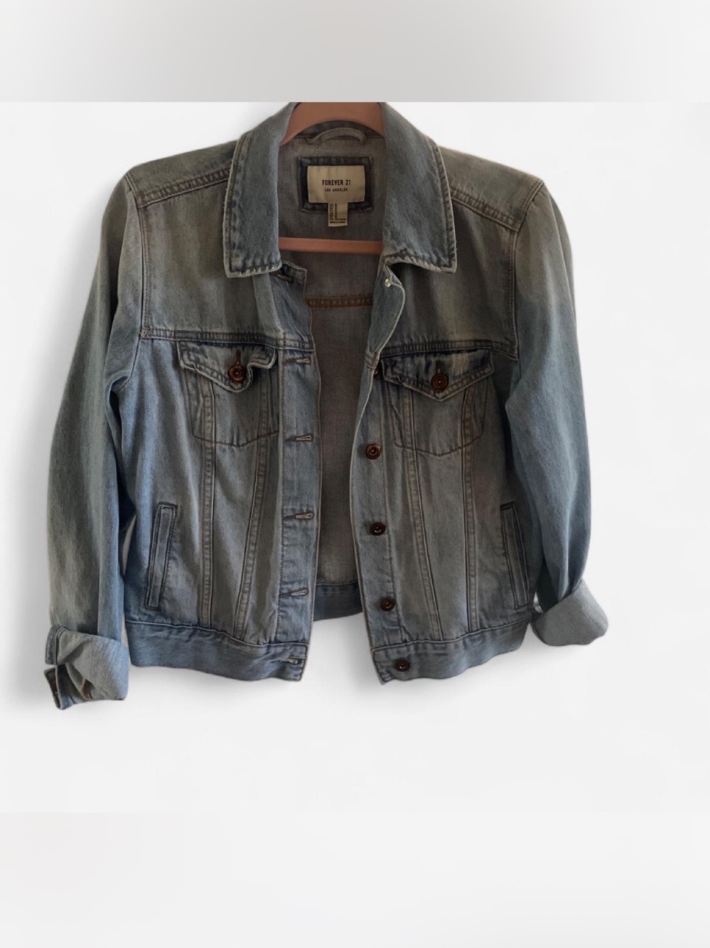 Forever 21 Light Blue Denim Jacket - Picture 1 of 3